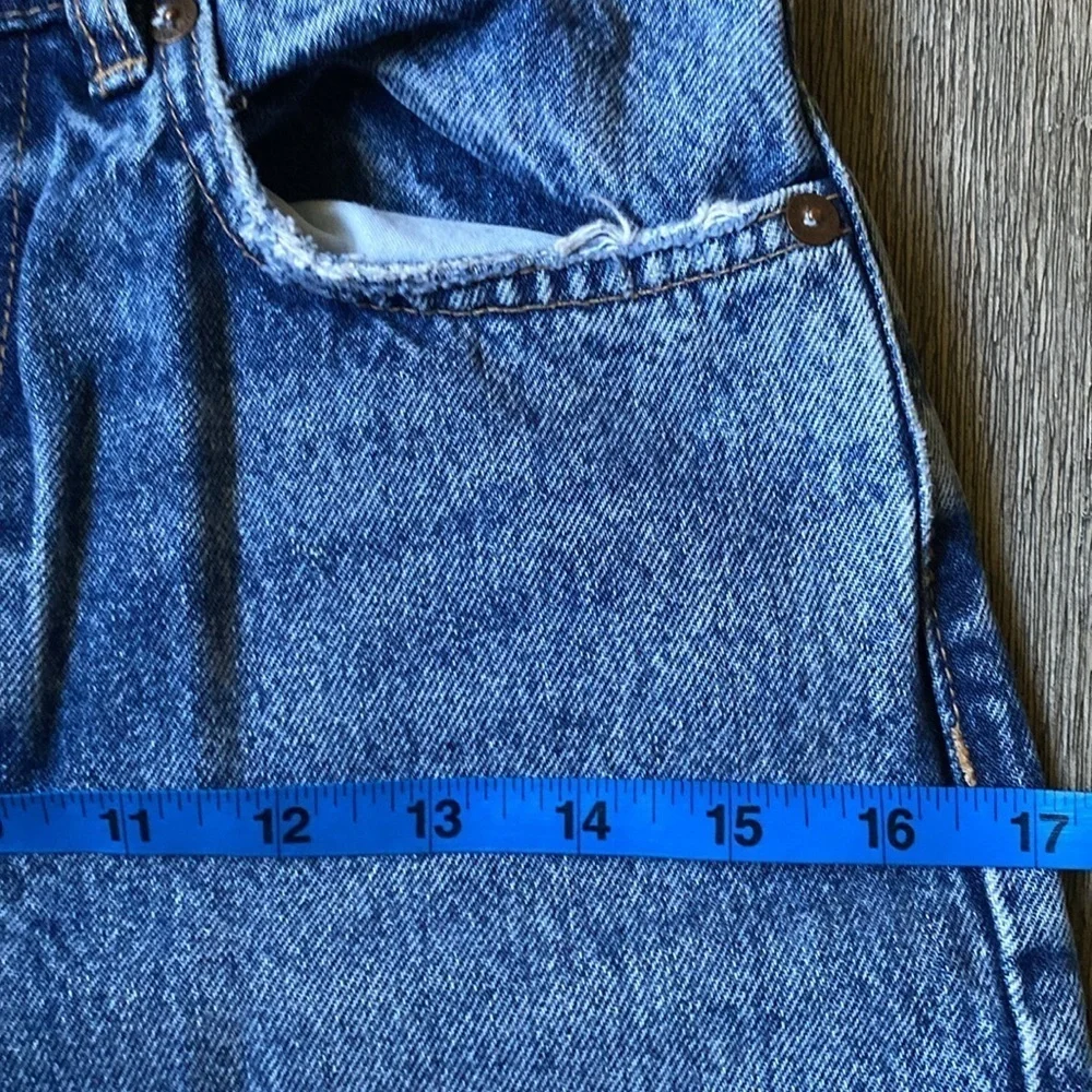 Zara  Button Fly High Rise 5 Pocket Jeans, Size 0